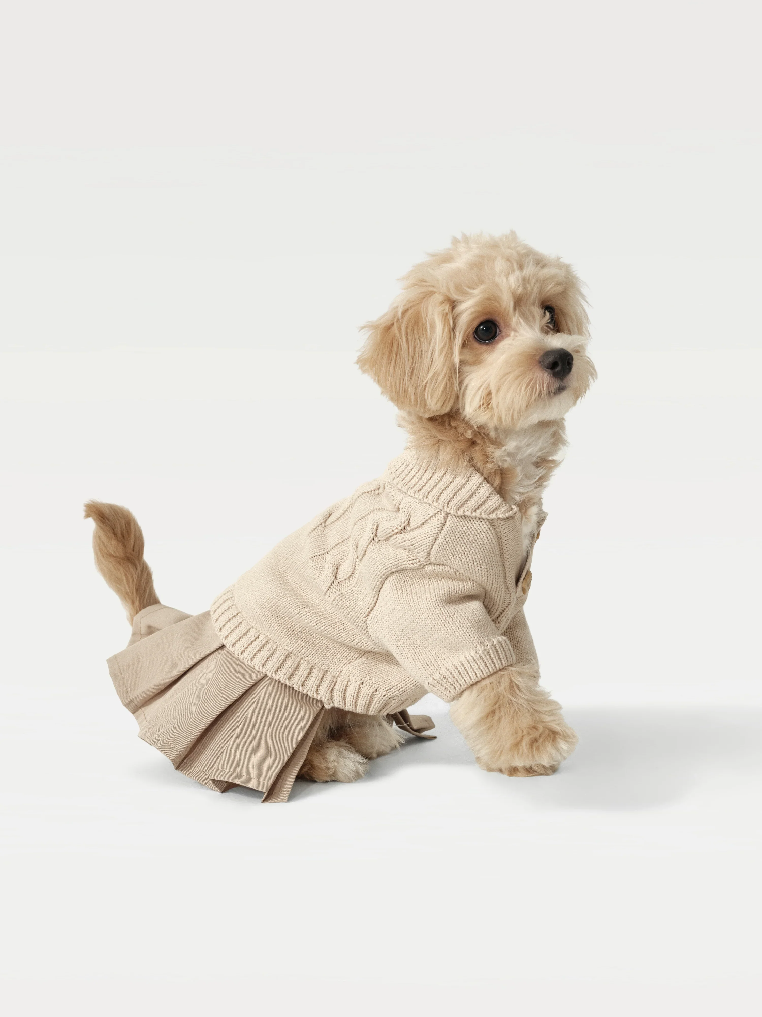 Naturalia Knit + Trench Dog Dress - Image 4