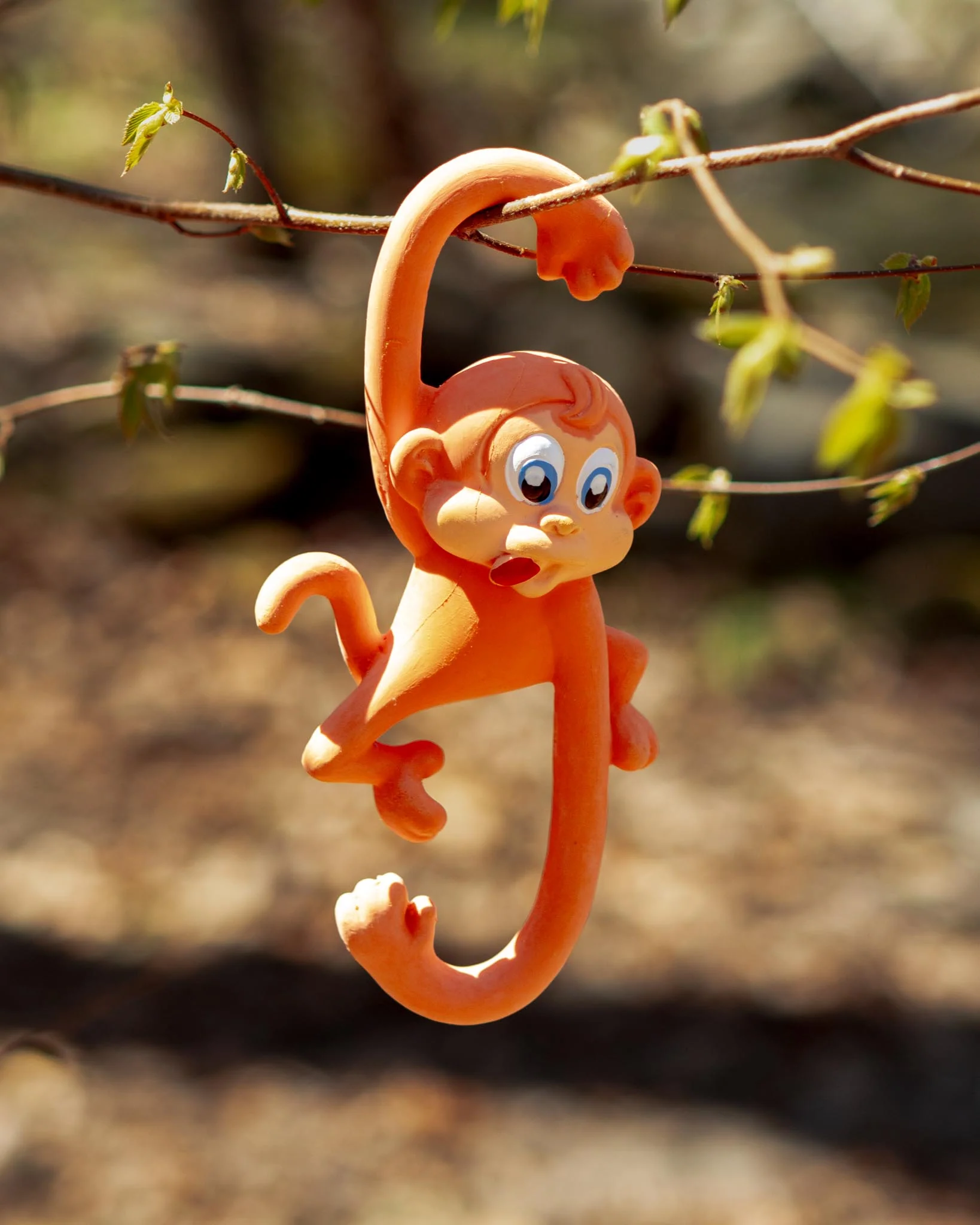 Naturflex Latex Monkey Squeaky Dog Toy