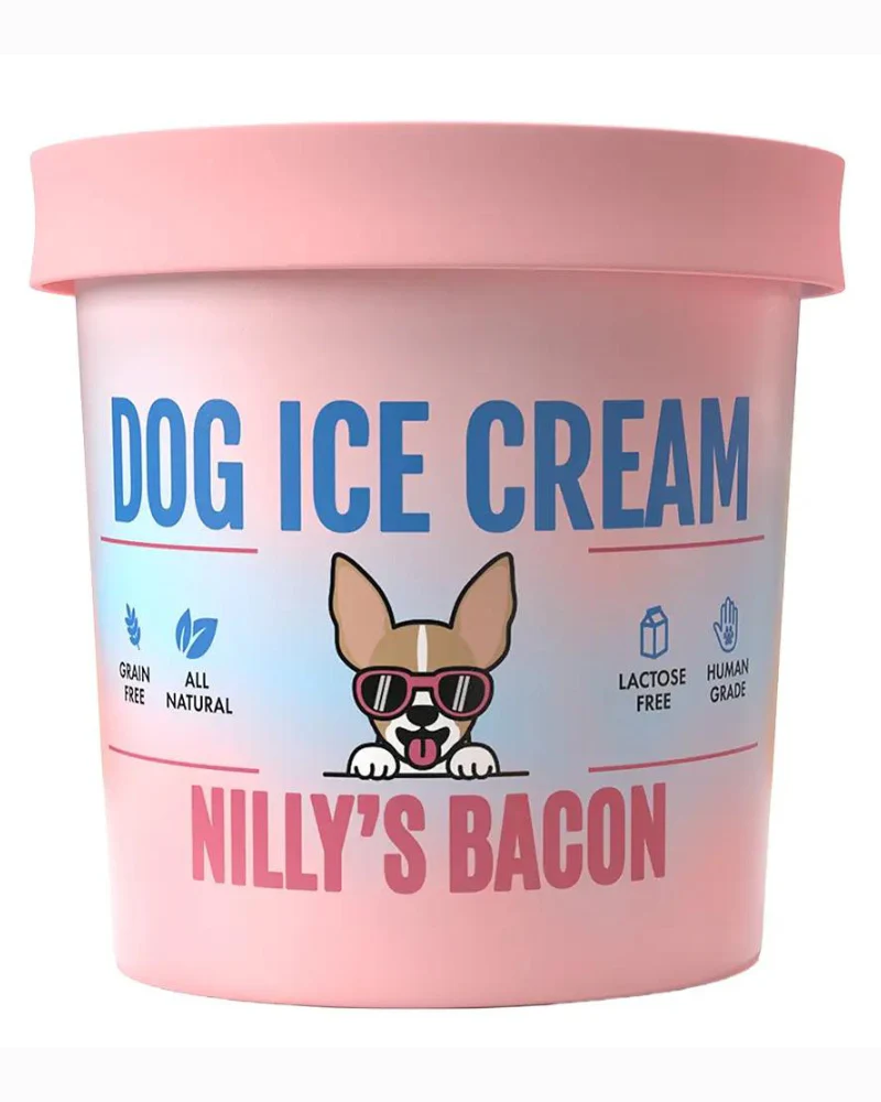 Nilly's Bacon Human Grade Dog Ice Cream Mix (Lactose-Free) - Image 4