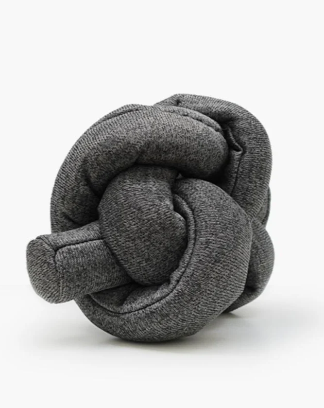 Nou Interactive Crinkle Dog Toy in Charcoal Grey - Image 3