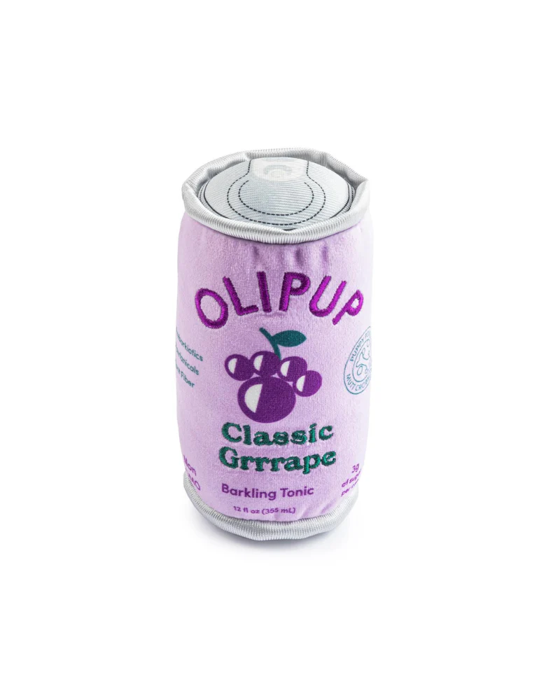 Olipup Grape Squeaky Plush Dog Toy - Image 3