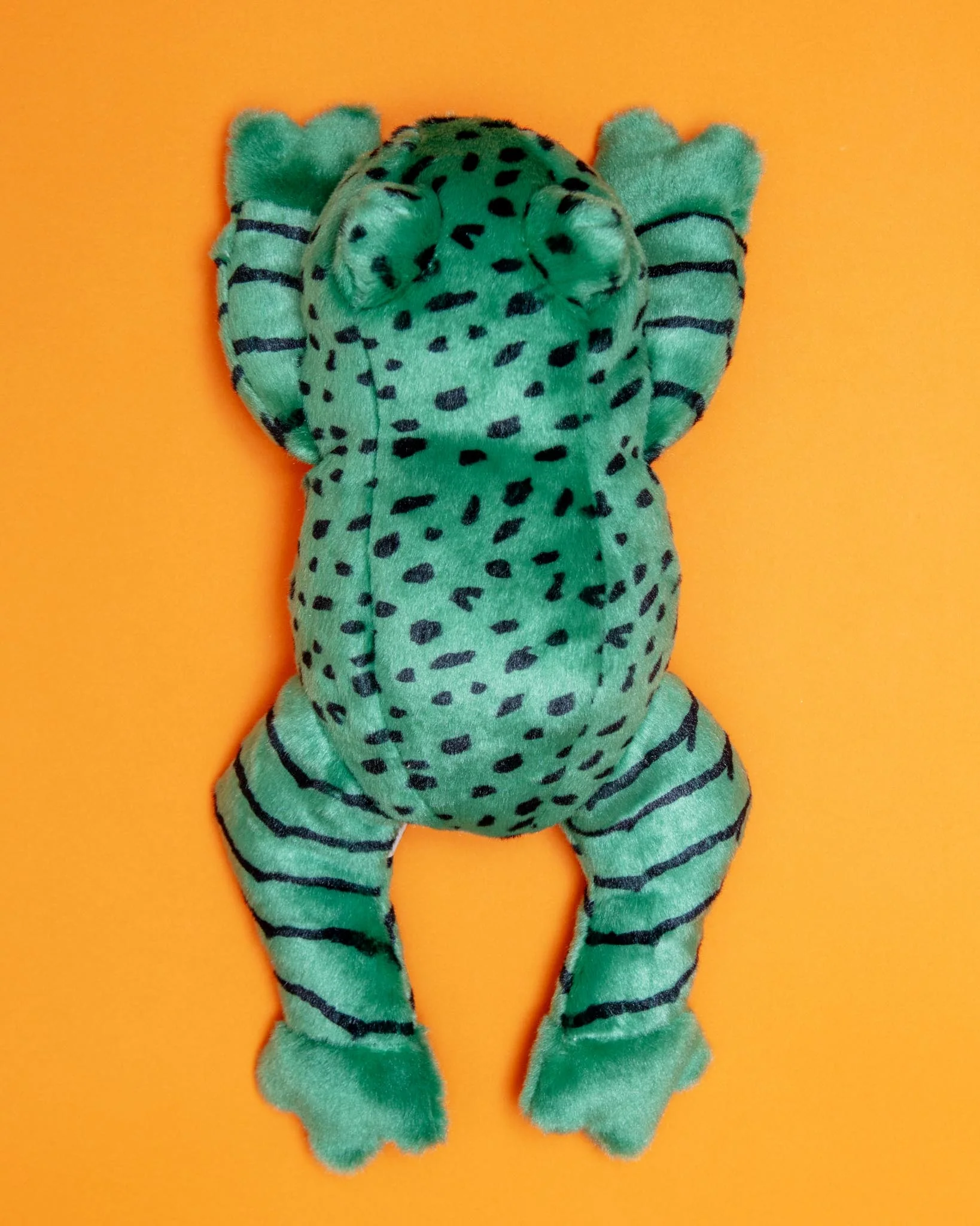 Oliver the Frog Plush Squeaky Dog Toy - Image 2
