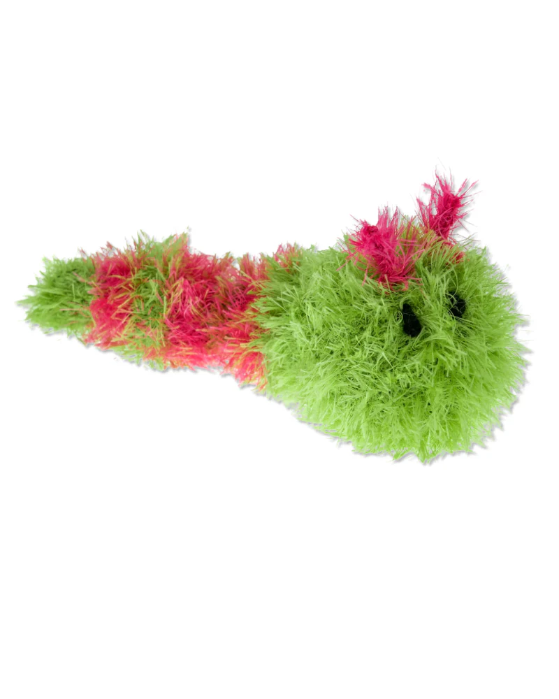 Oomaloo Caterpillar Squeaky Plush Dog Toy