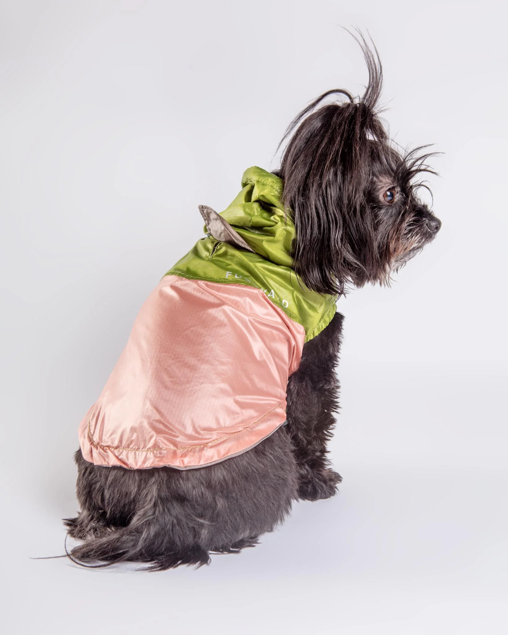 Ormond Raincoat in Olive + Pink or Purple + Mint (FINAL SALE) - Image 6