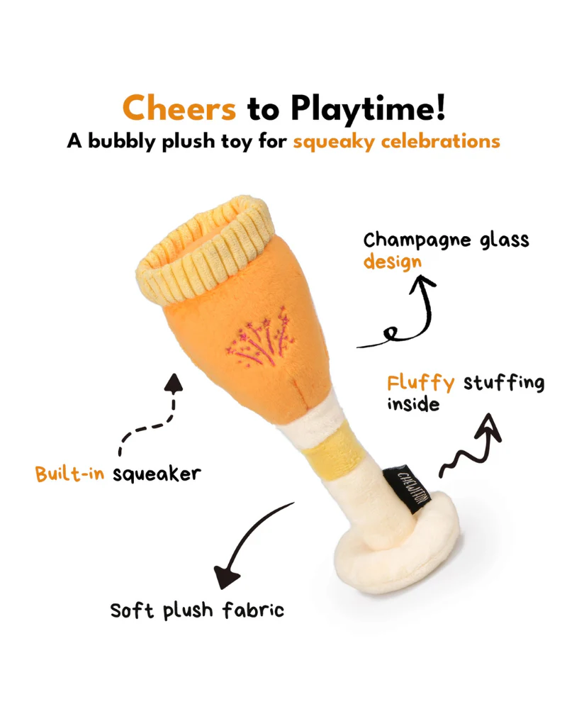 Pawsecco Squeaky Dog Toy - Image 5