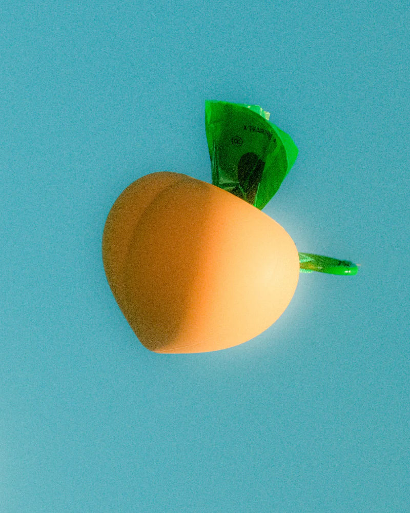 Peach Poop Bag Holder