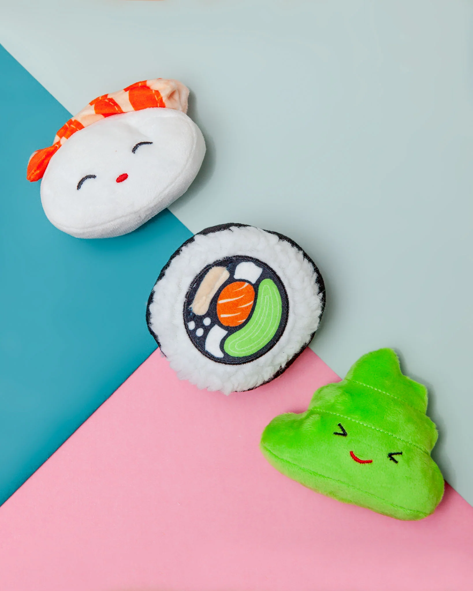 Sushi Bento Box Dog Toy Set << FINAL SALE >>