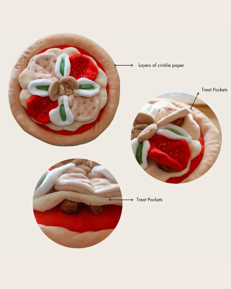 Pepperoni Pizza Nosework Dog Toy - Image 7