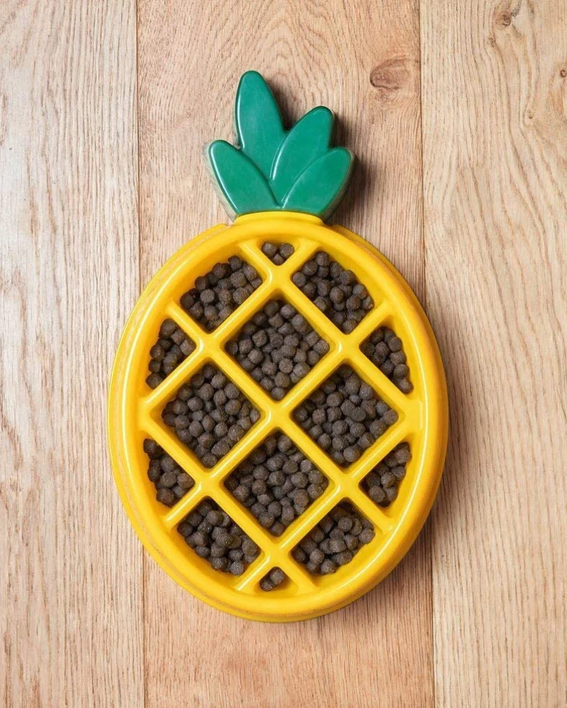 Pineapple Slow Feeder Dog Bowl (CLEARANCE) - Image 2