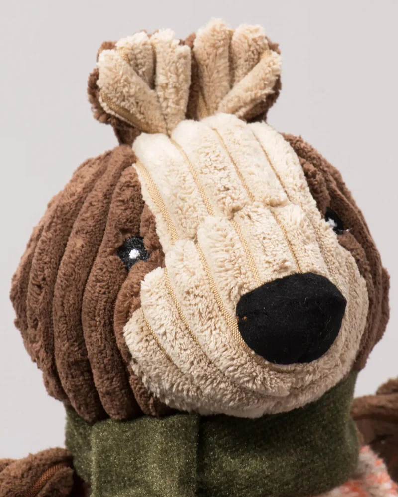 Pistachio Squirrel Knottie Dog Plush Toy - Image 5