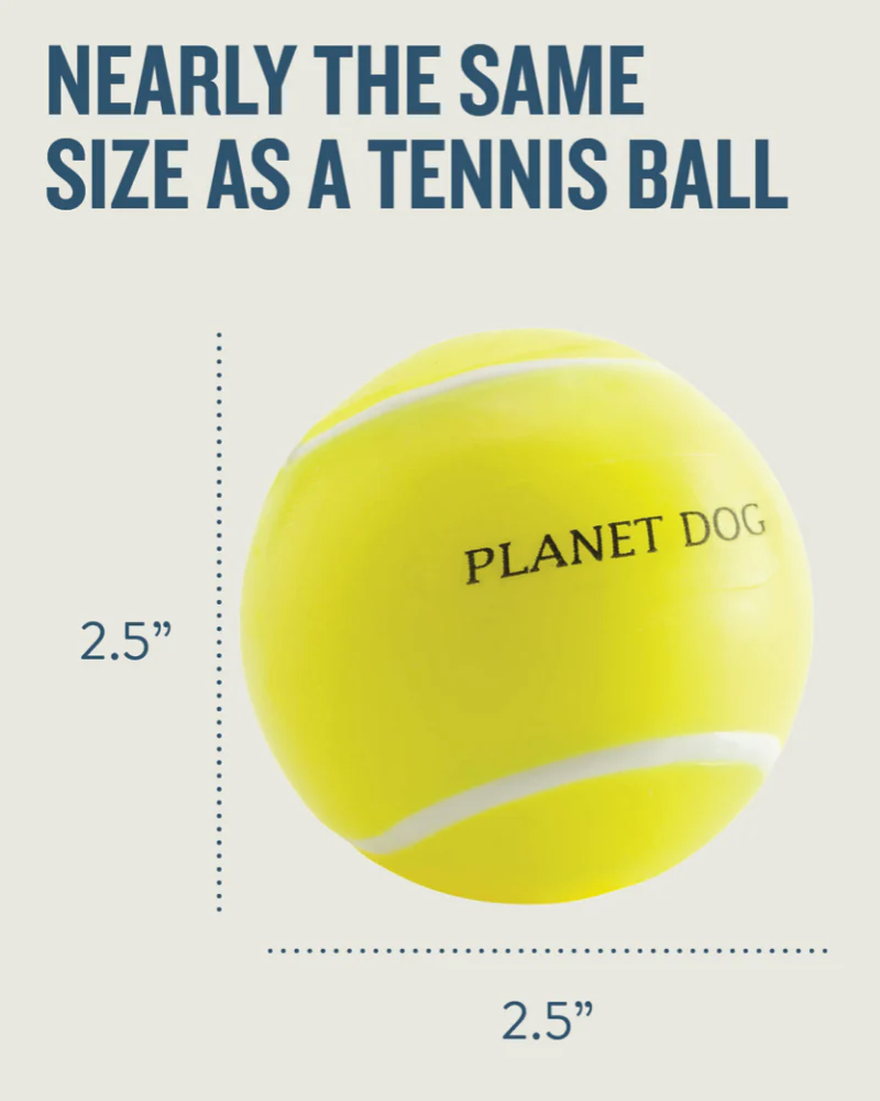 Tennis Ball Treat-Dispensing Dog Toy (Made in the USA) - Image 3