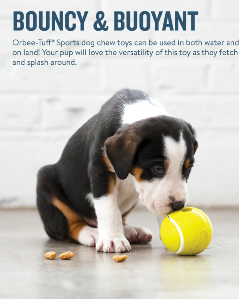 Tennis Ball Treat-Dispensing Dog Toy (Made in the USA) - Image 4