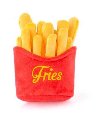 Mini French Fries Crinkle & Plush Dog Toy
