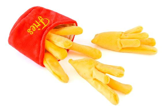 Mini French Fries Crinkle & Plush Dog Toy - Image 2