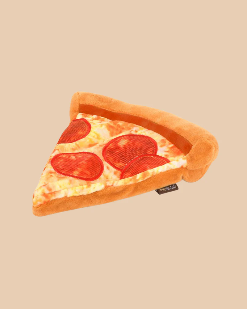 Puppy-Roni Pizza Slice Crinkle & Squeaky Dog Toy - Image 3