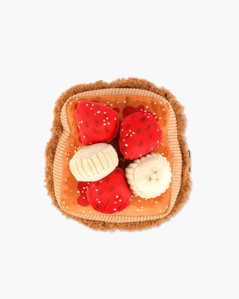 PLAY X IHOP | Thick 'N Fluffy French Toast Dog Toy - Image 2