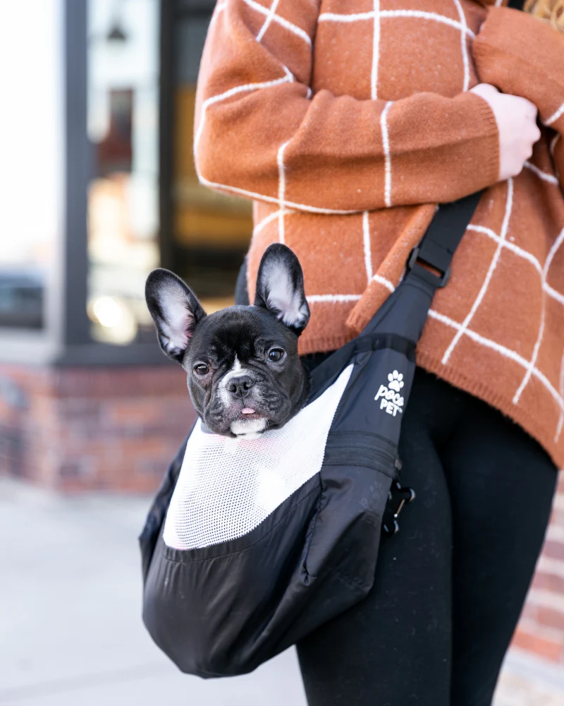 Ultralight Packable Pet Carrier in Black