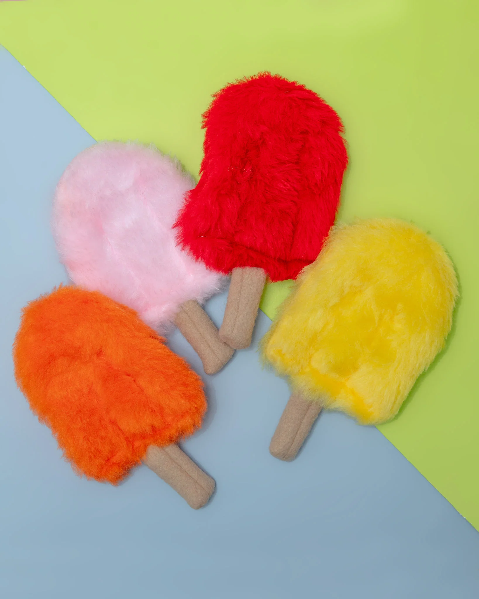 Popsicle Plush Crinkle Dog Toy (Made in the USA) << CLEARANCE >>