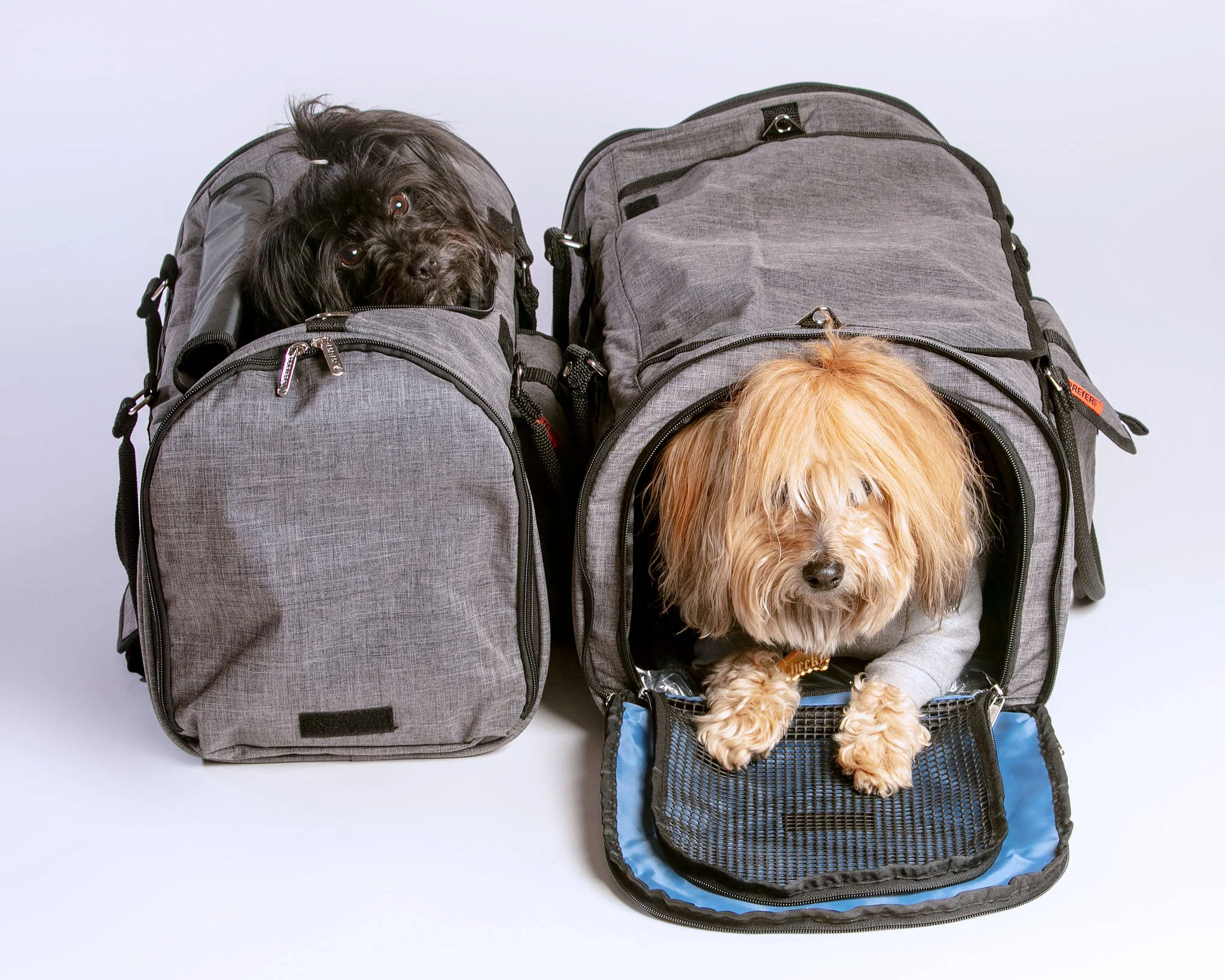 Hideaway Duffle Pet Carrier in Heather Grey (Airline Approved) (FINAL SALE) - Image 11