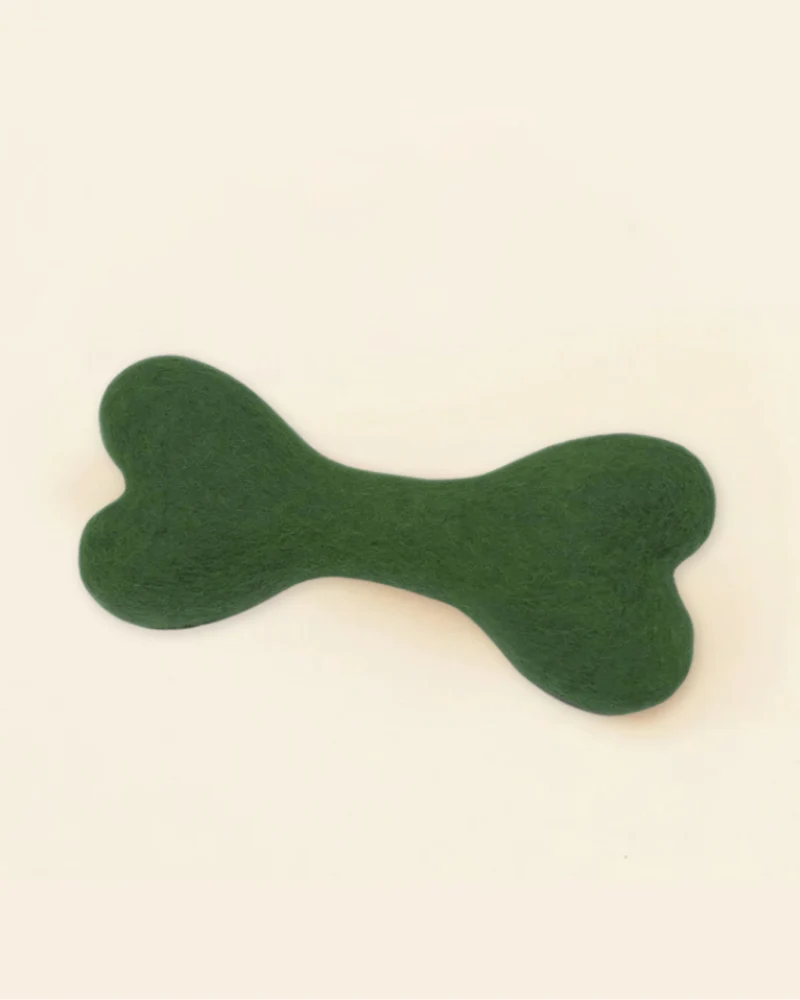 Pretty Pine Wool Dog Toy