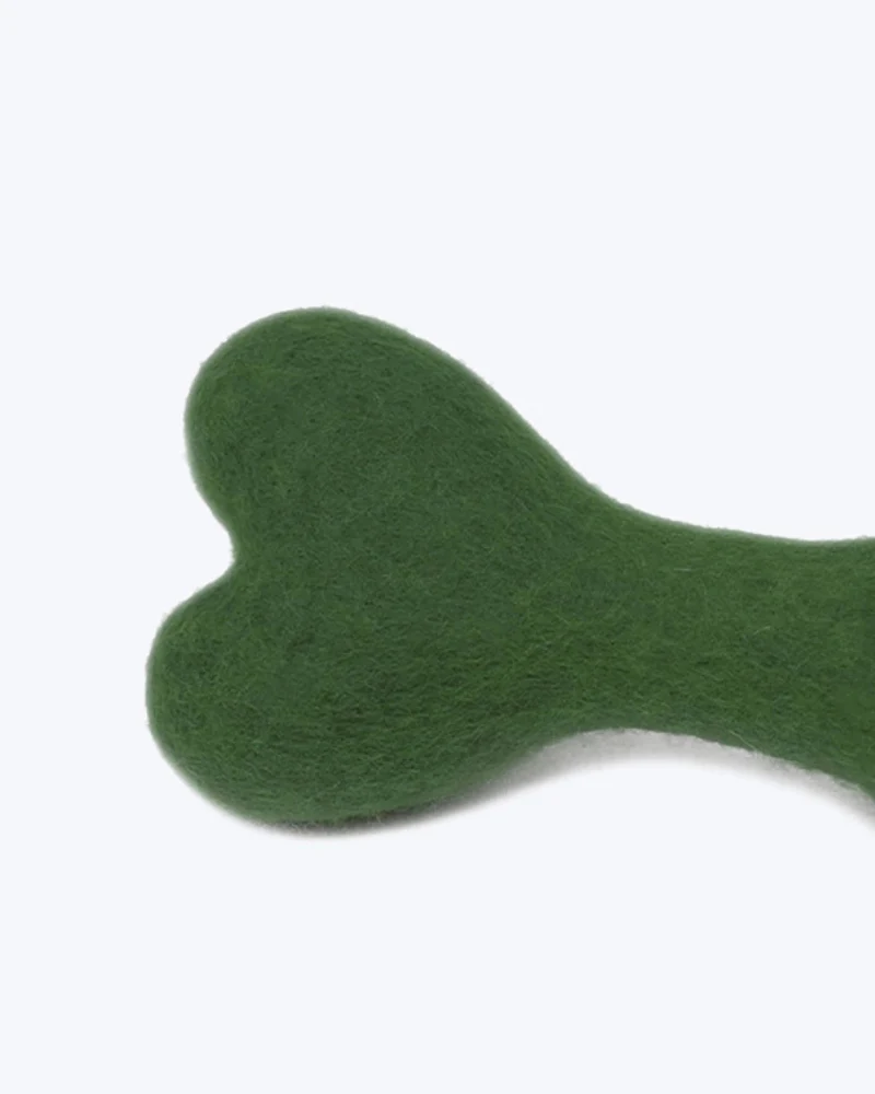 Pretty Pine Wool Dog Toy - Image 2
