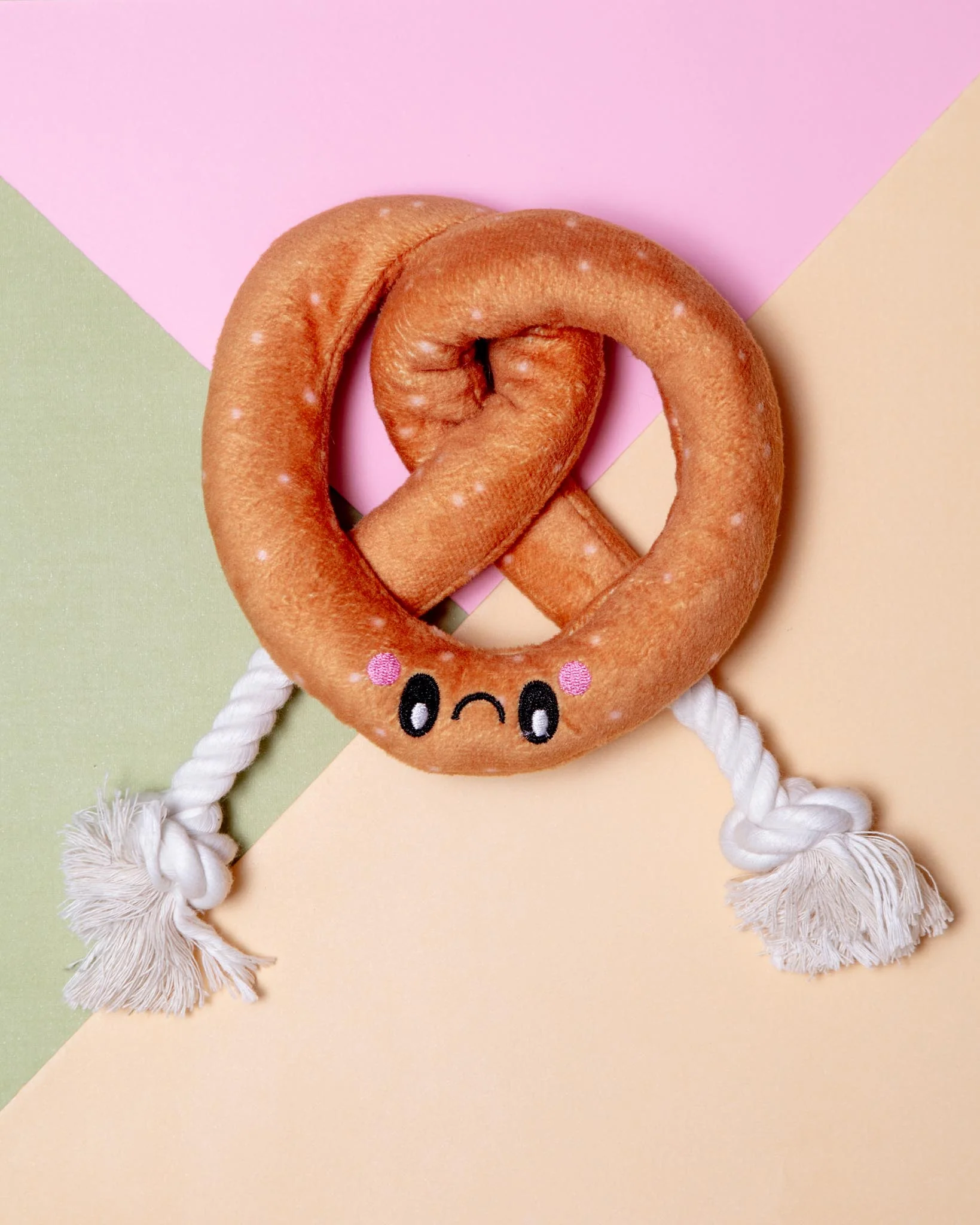Pretzel Rope Tug Dog Toy