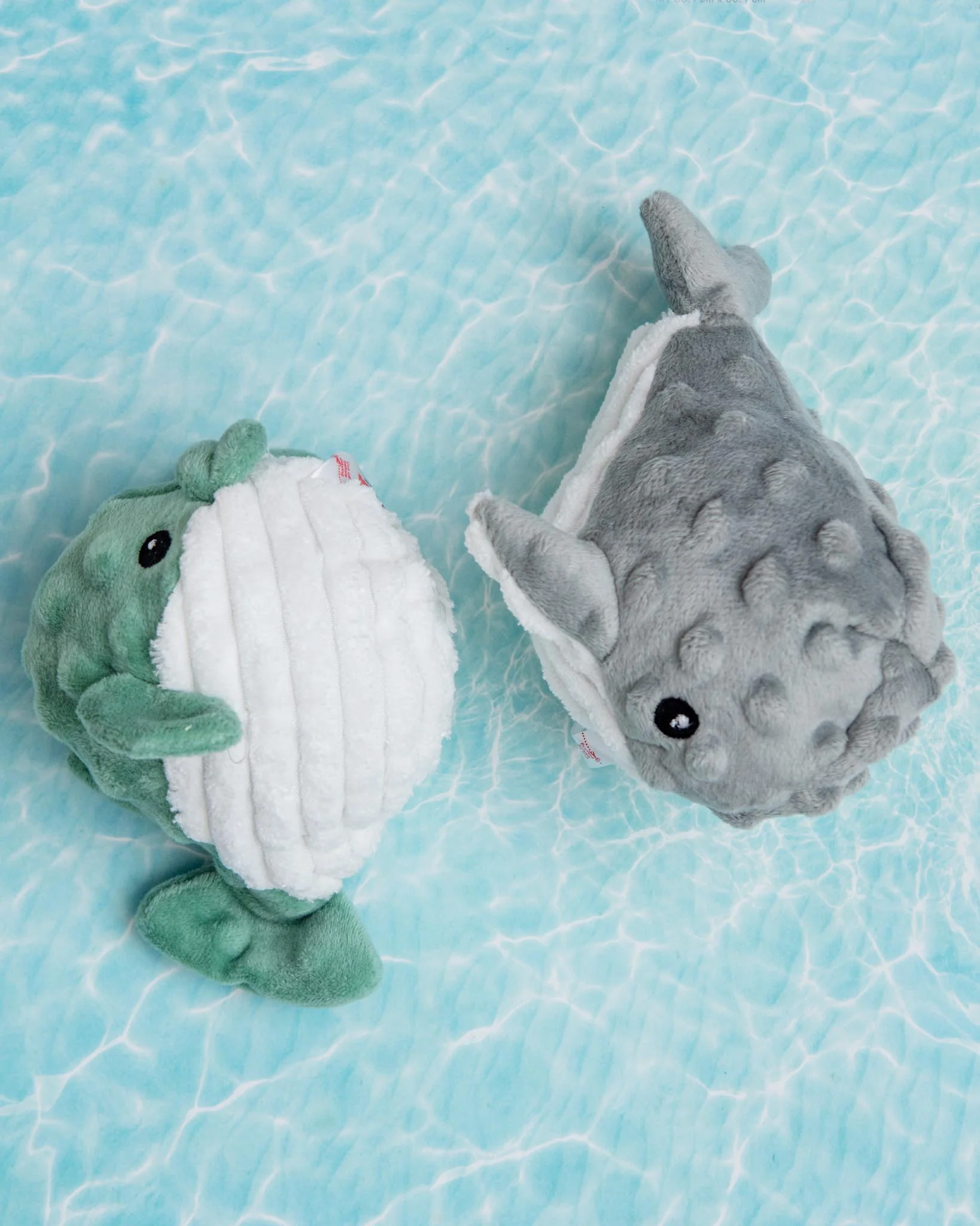 Puffer & Whale Squeaker Ball Dog Toy Set - Image 2
