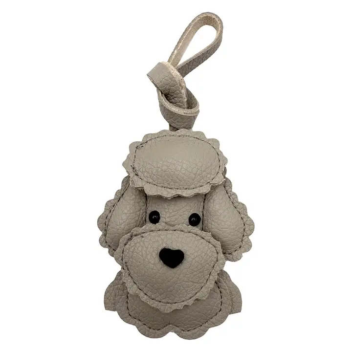 Puffy Poodle Bag Charm