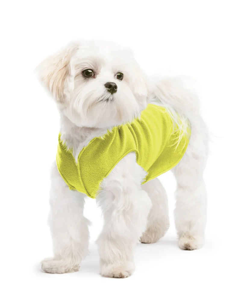 Pullover Stretch Dog Fleece in Avocado - Image 2