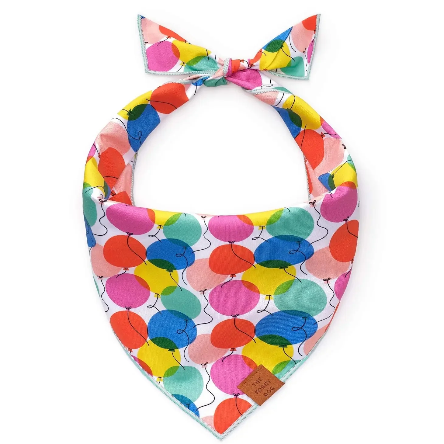 Pup, Pup, and Away Birthday Dog Bandana (Made in the USA) - Image 2
