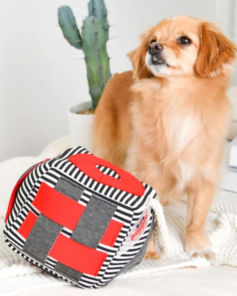 Roller Interactive Nosework Dog Toy in Stripe (FINAL SALE) - Image 3