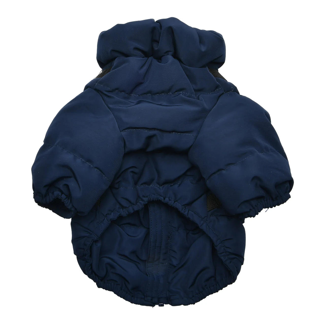 Ultra Light Soft Dog Puffer Jacket with Harness Vest in Navy (FINAL SALE) - Image 3