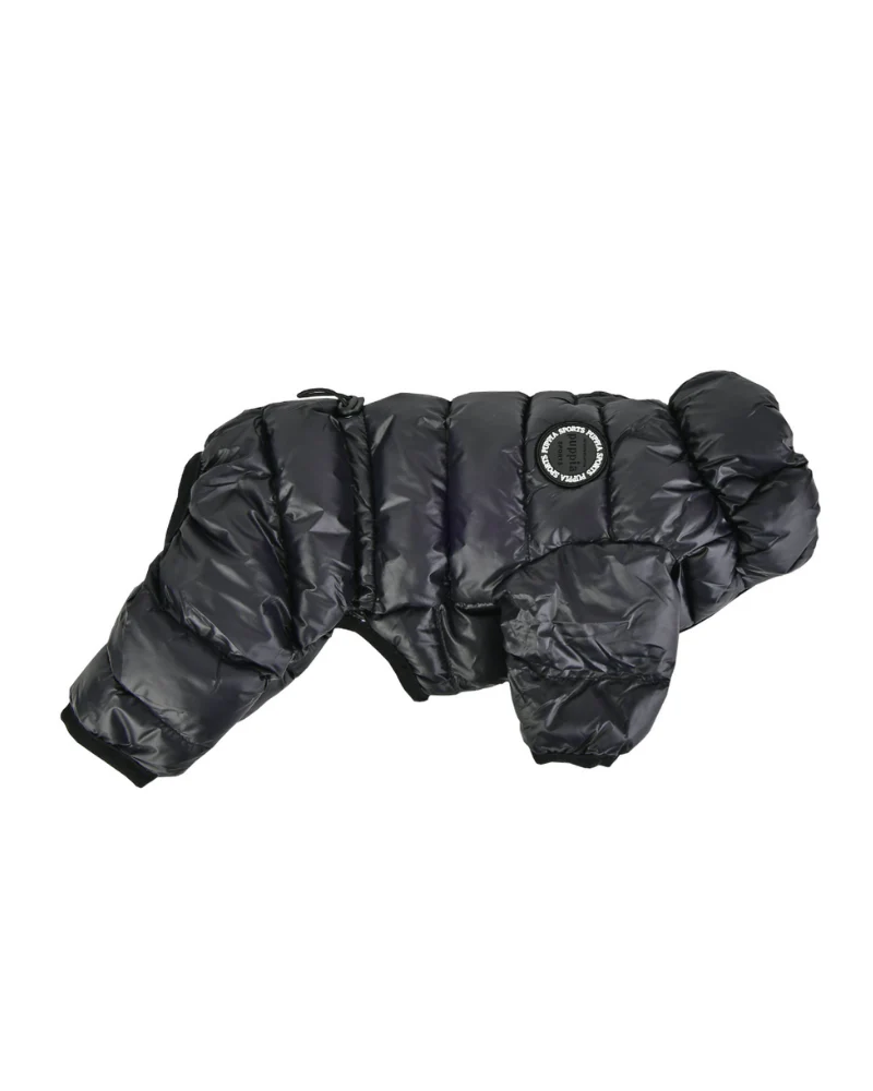 Ultra Light Winter Puffer Jumpsuit in Black (FINAL SALE) - Image 5