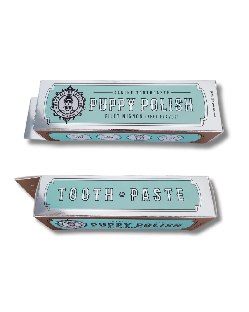 Puppy Polish Dog Toothpaste in Filet Mignon Flavor (Beef) - Image 4
