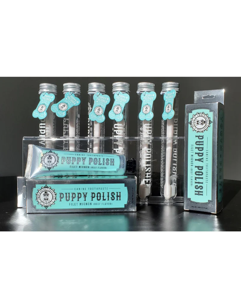 Puppy Polish Dog Toothpaste in Filet Mignon Flavor (Beef) - Image 6