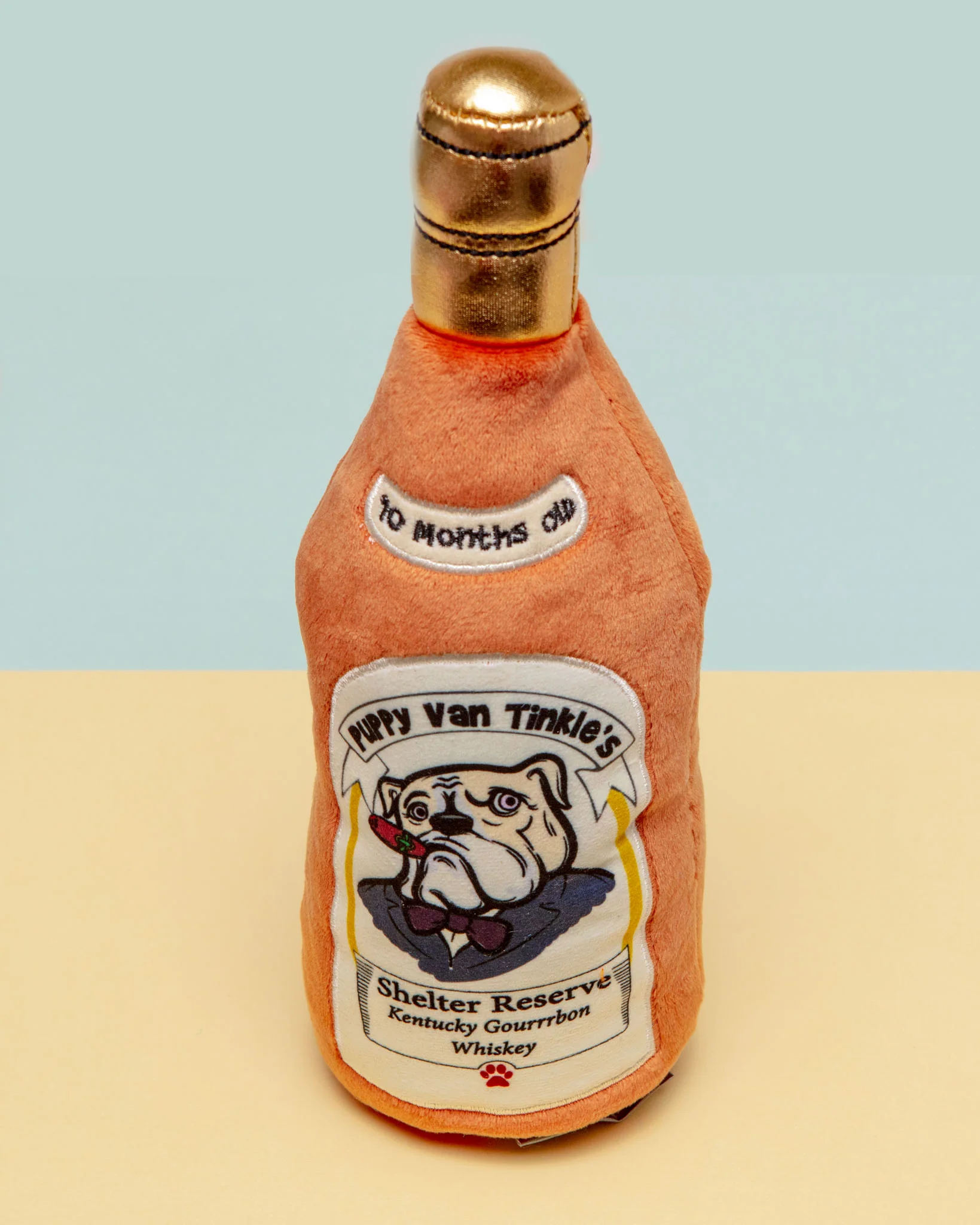 Puppy Van Tinkle's Whiskey Squeaky Plush Dog Toy - Image 3
