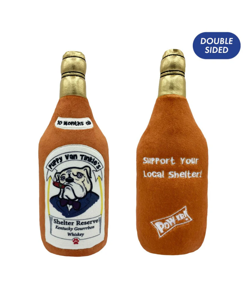 Puppy Van Tinkle's Whiskey Squeaky Plush Dog Toy - Image 5