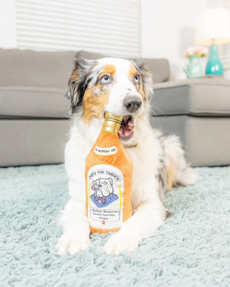 Puppy Van Tinkle's Whiskey Squeaky Plush Dog Toy - Image 6