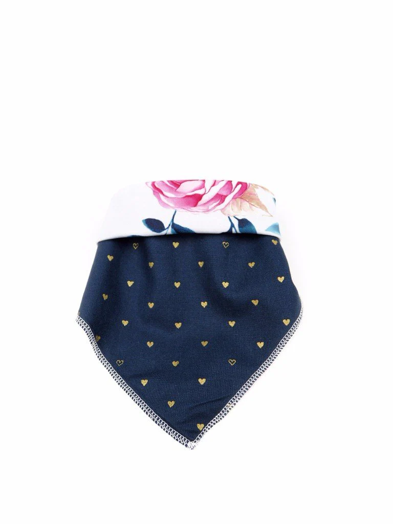 PUPSTYLE | Fresh Blooms Tie-Up Reversible Bandana - Image 3