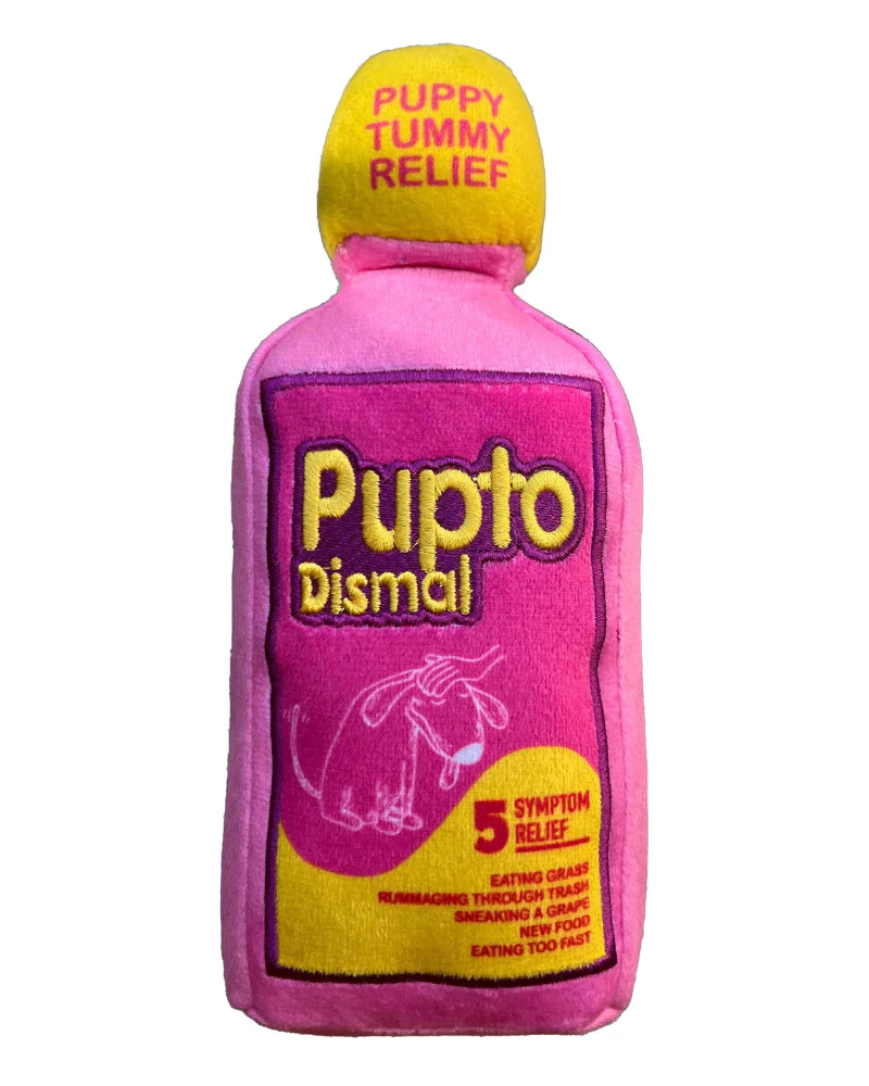 Pupto Dismal Squeaky Plush Dog Toy - Image 3