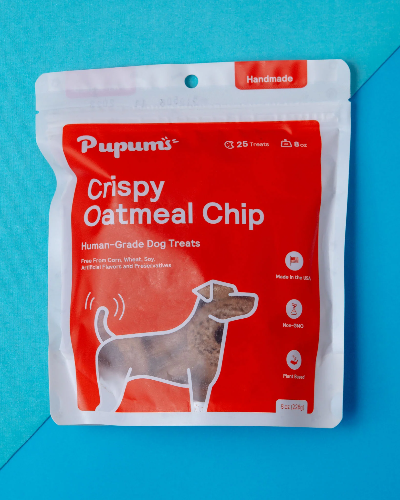 Crispy Oatmeal Chip Dog Treats