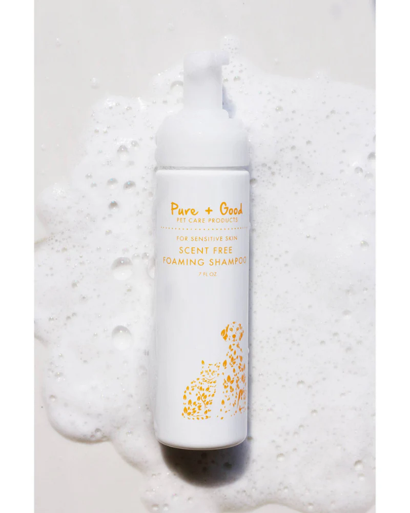 Scent Free Foaming Shampoo for Dogs & Cats