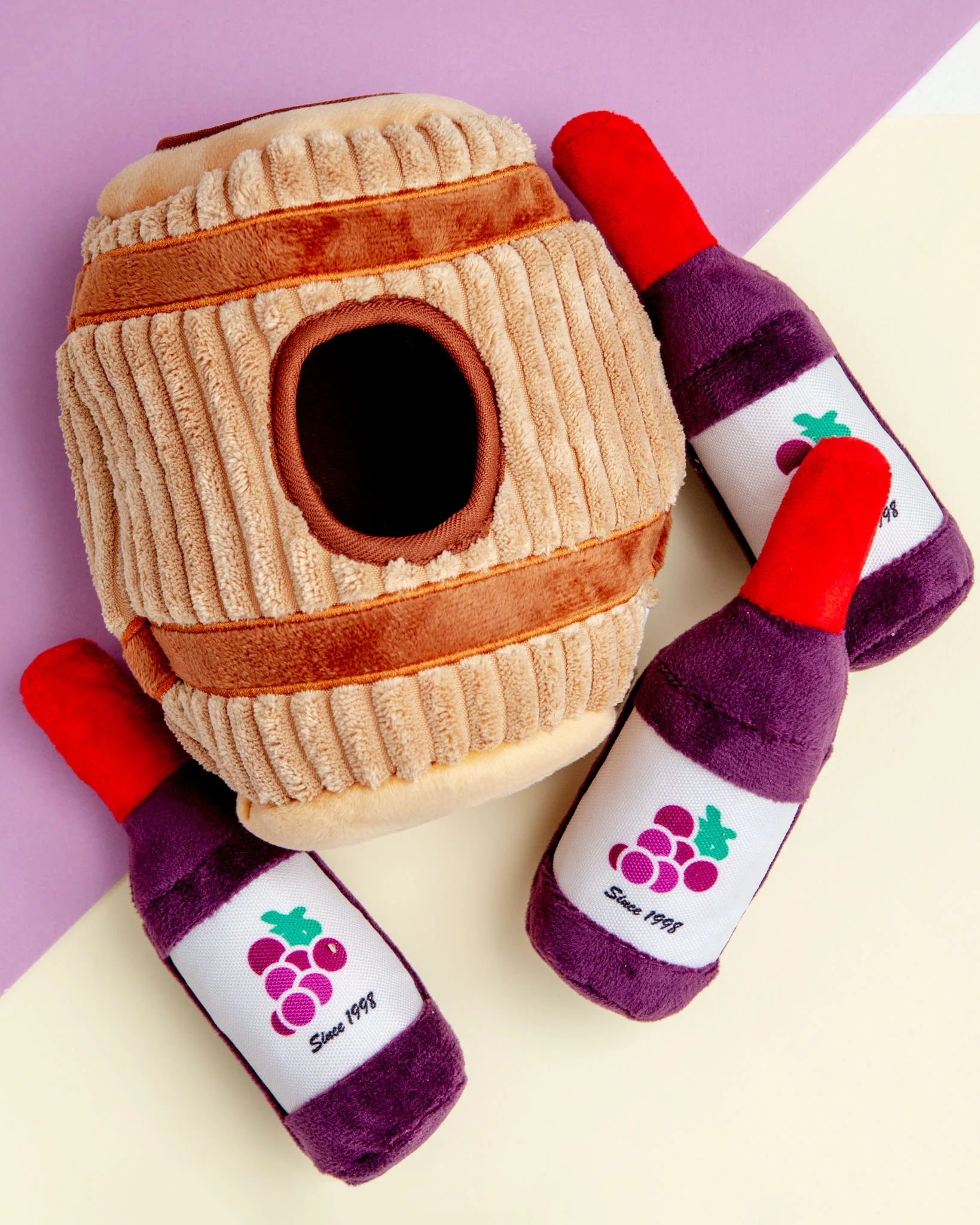 Wine Barrel Puzzle Hunter Interactive Dog Toy