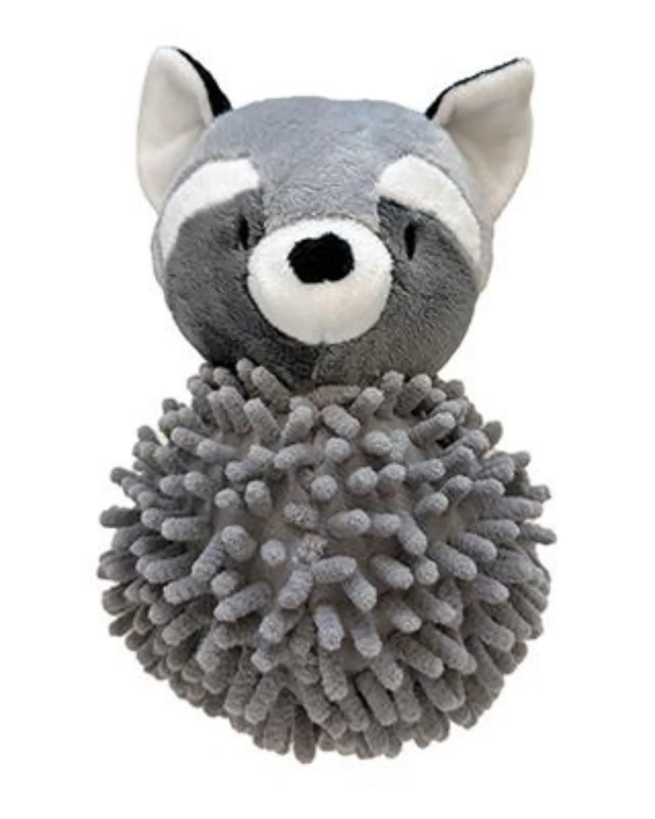 Raccoon Squeaky Spiker 2-in-1 Dog Toy - Image 2