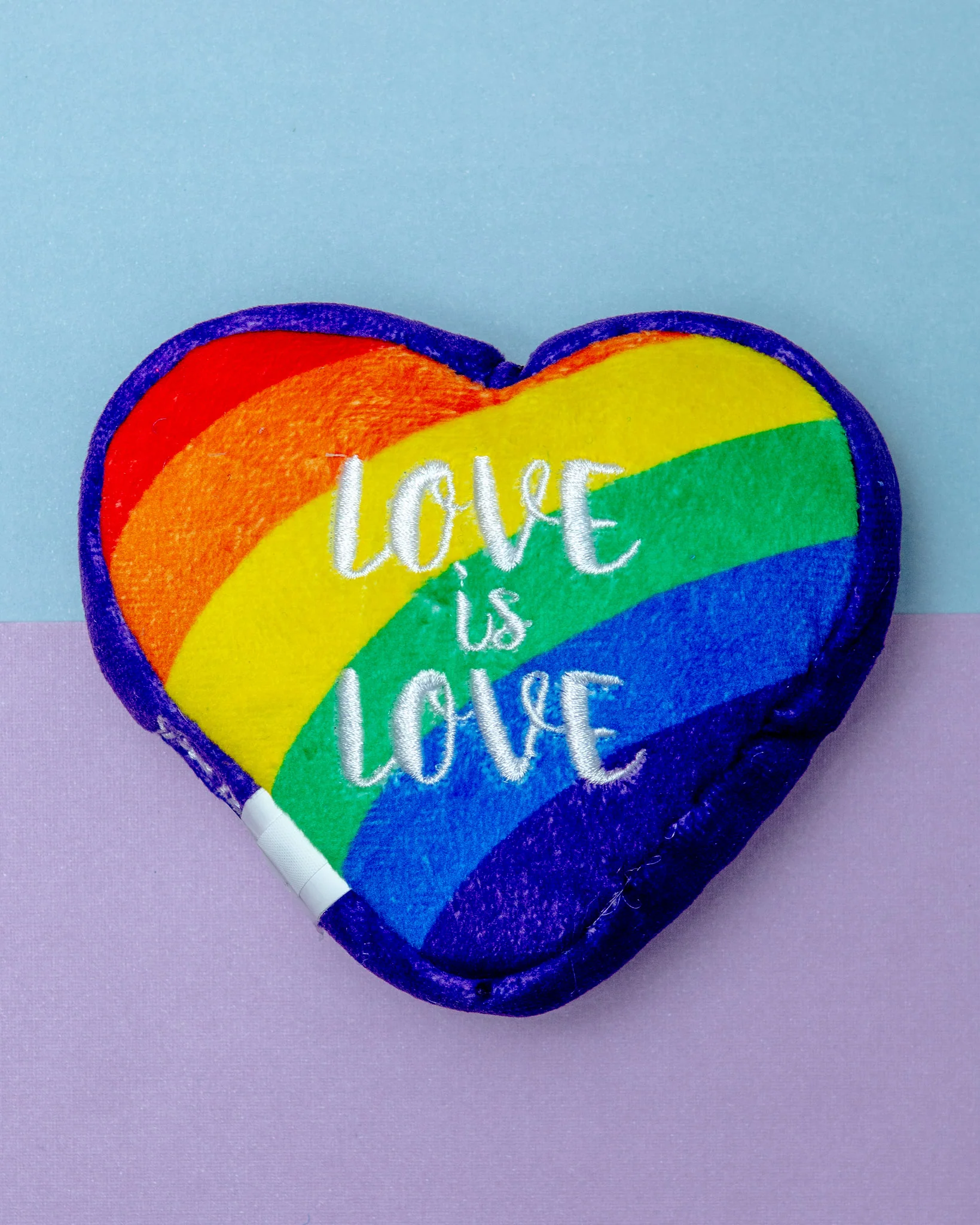 Rainbow Pride Heart Dog Toy (FINAL SALE) - Image 2
