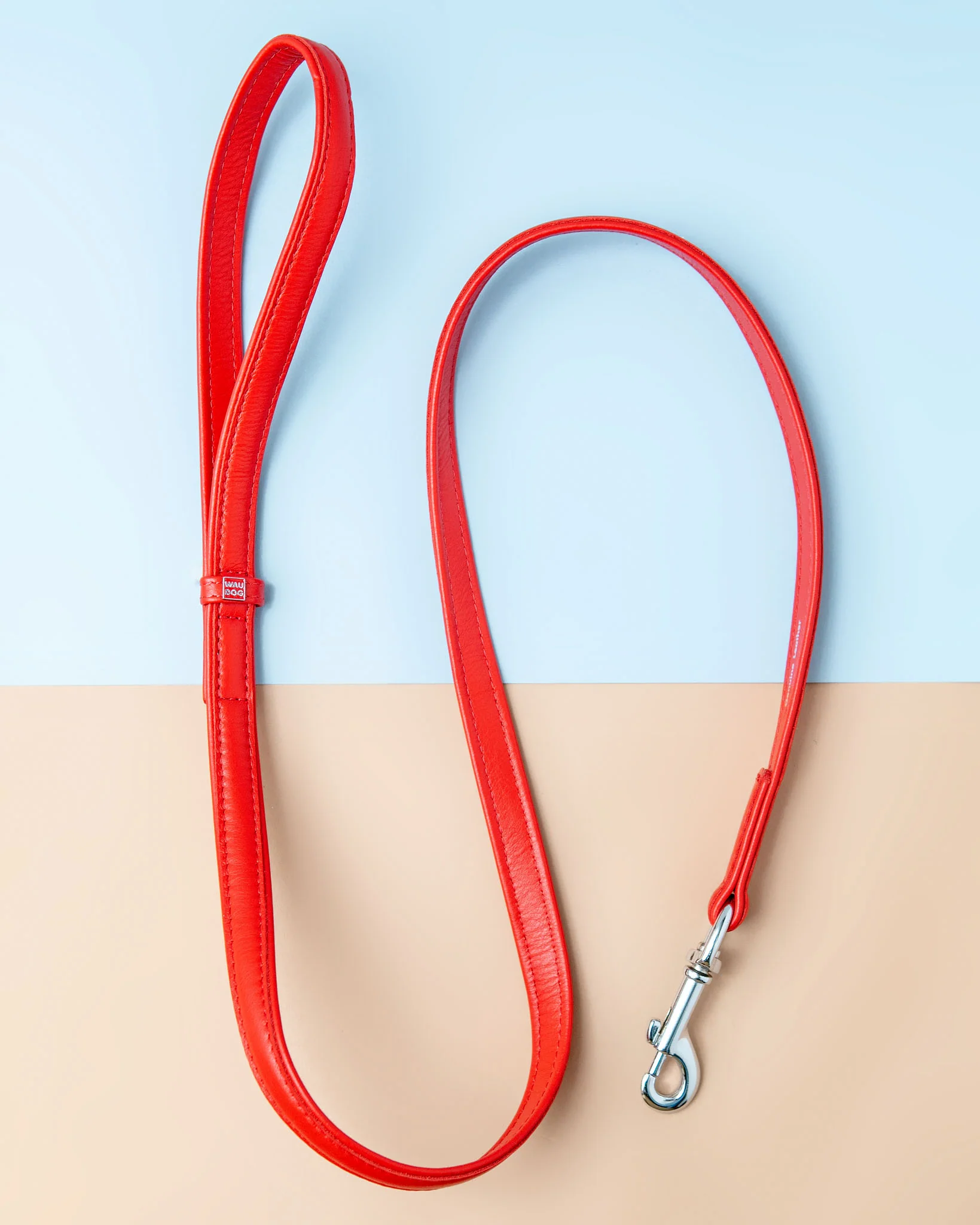 Really Red Leather Dog Leash << CLEARANCE >>