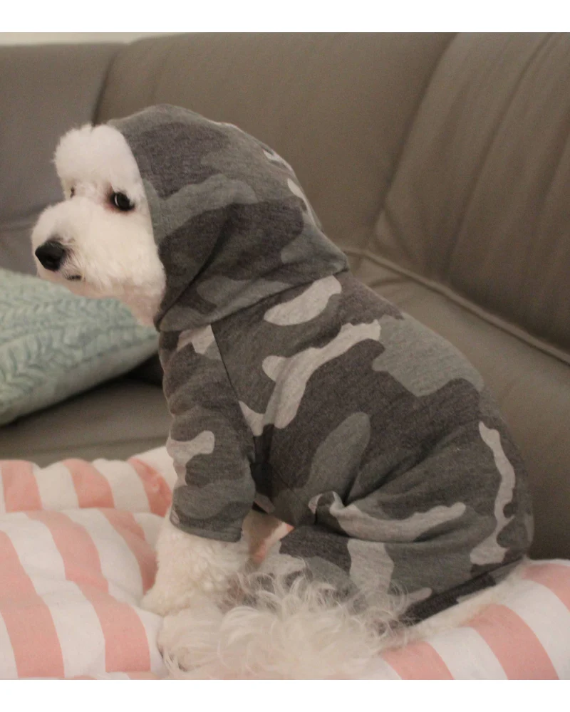Hooded Camo Dog Onesie (Made in the USA) (FINAL SALE) - Image 4