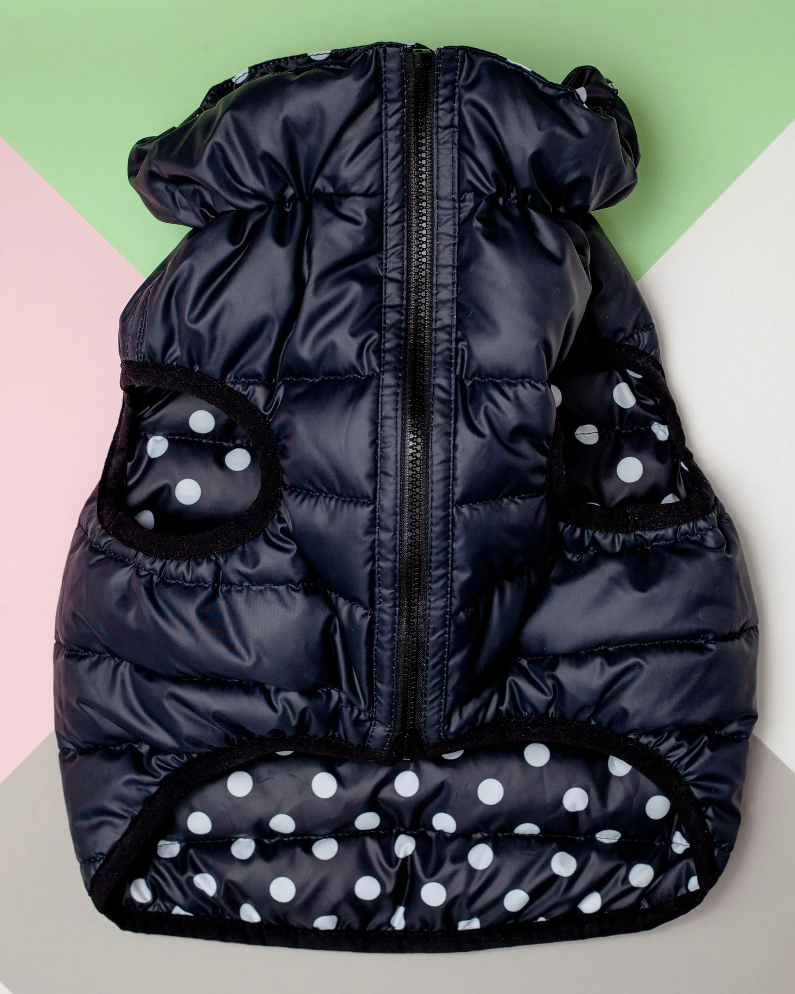 Reversible AiryVest in Black + Black Dot (DOG & CO. Exclusive) (FINAL SALE) - Image 5