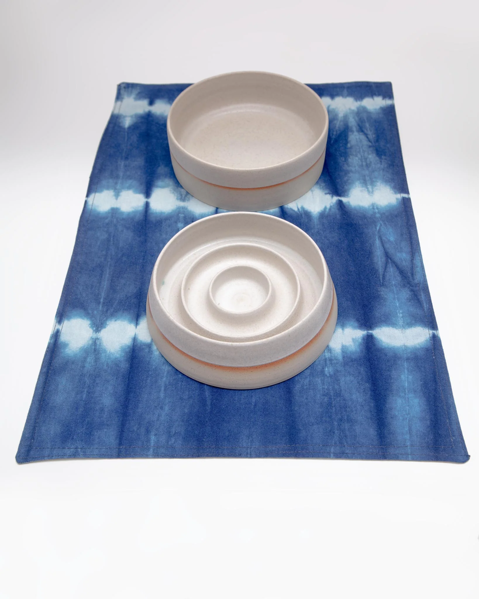 Alma De Añil Placemats in Blue Tie-Dye (FINAL SALE)
