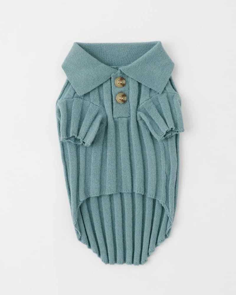 Rib Knit Dog Polo - Image 2